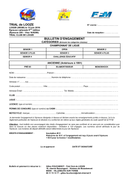 trial de looze - Ligue de Bourgogne