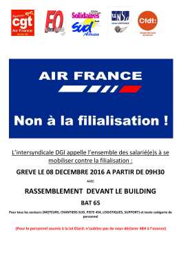 rassemblement devant le building