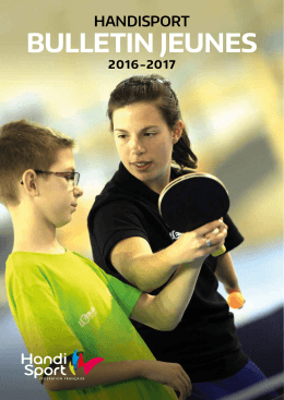 bulletin jeunes - Handisport Rhône