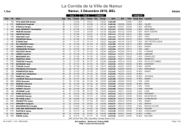 La Corrida de la Ville de Namur