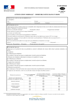 Page 1 DIRECTION GÉNÉRALE DES FINANCES PUBLIQUES N