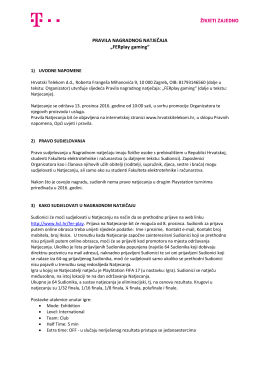 Pravila nagradnog natječaja