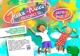 Tradicionalna akcija Juuu-huuu! Praznici su, idemo u