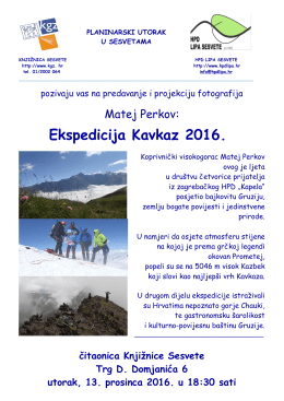 Ekspedicija Kavkaz 2016.