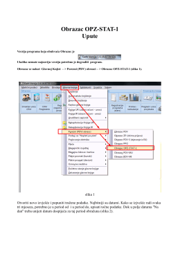 Obrazac OPZ-STAT