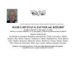 hajra (mustafa) safner