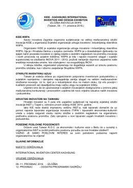 Pozivno pismo - Savez Inovatora Zagreba