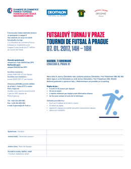 Futsalový turnaj - Chambre de commerce franco