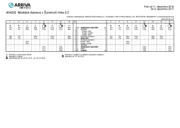 MHD Šurany 2 od 11.12.2016