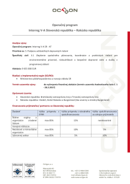 Zhrnutie vyzvy_INTERREG V-A SK-AT/2016/03Zobraziť