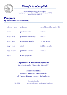 Program 1. kola IPO.