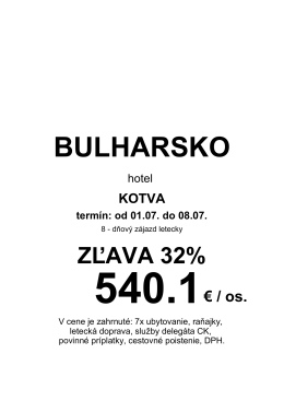 bulharsko