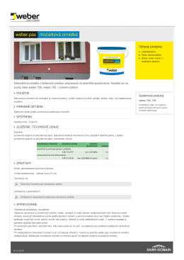 weber.pas mozaiková omietka