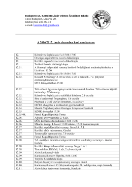2016 december - A Lázár Vilmos Általános Iskola honlapja