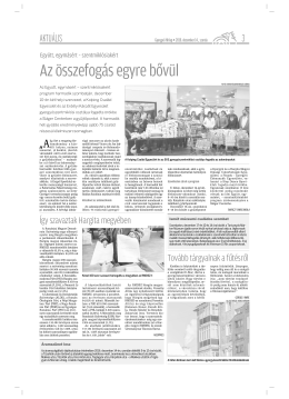 Az összefogás egyre bővül