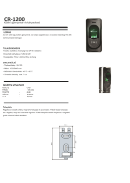 TULAJDONS&Aacute;GOK SPECIFIK&Aacute;CI&Oacute; BEK&Ouml;T&Eacute;SI &Uacute;TMUTAT&Oacute; Telep&iacute;t&eacute;s