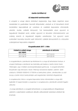 Goethe-Zertifikat A2: Start Deutsch 2