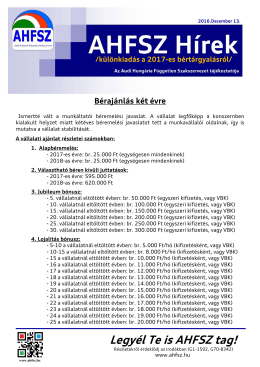 Legyél Te is AHFSZ tag! - Audi Hungária Független Szakszervezet