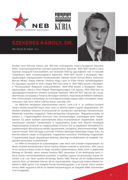 SZEKERES KÁROLY, DR.