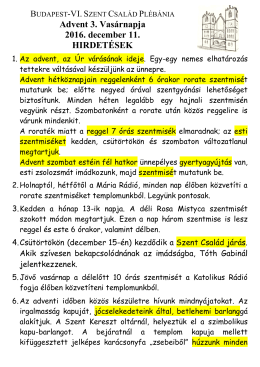 Hirdet&eacute;sek 2016. december 11.