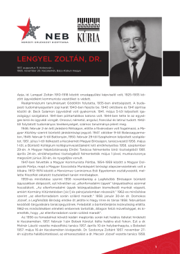 LENGYEL ZOLTÁN, DR.