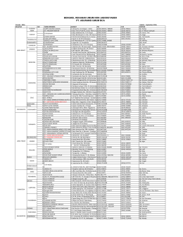 pt. asuransi umum bca bengkel rekanan umum non jabodetabek