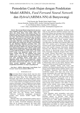 (ARIMA-NN) di Banyuwangi - Institut Teknologi Sepuluh Nopember