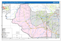 Western Bahr el Ghazal State Ma p (as of Dec 2016)