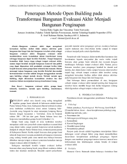 Penerapan Metode Open Building pada Transformasi Bangunan