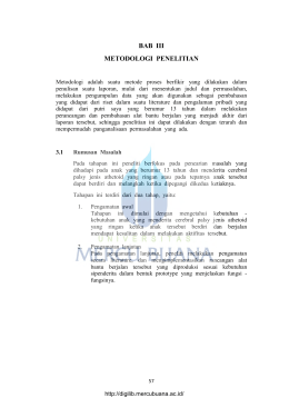 BAB III METODOLOGI PENELITIAN