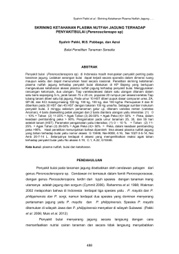 lembar pengesahan dan summary - Balitsereal