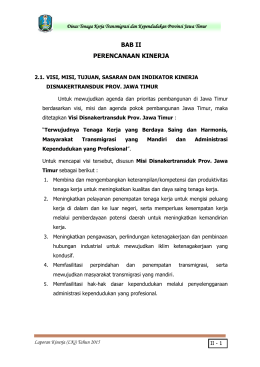 BAB II - Disnakertransduk