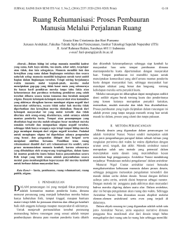 Proses Pembauran Manusia Melalui Perjalanan Ruang