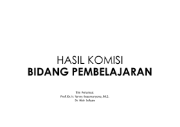 Hasil FGD Pembelajaran - Direktorat Jenderal Pembelajaran dan