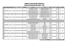 Ujian MKU PANCASILA ONLINE FBS