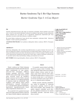 Bartter Syndrome Type І: A Case Report (PDF Available)