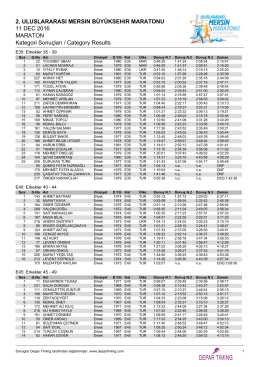 Maraton - YG - Depar Timing