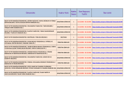 Üniversite Kadro Türü Kadro Sayısı Son Başvuru Tarihi İlan Linki