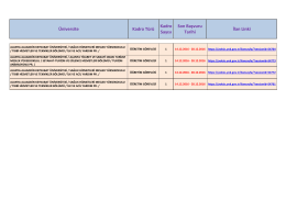 Üniversite Kadro Türü Kadro Sayısı Son Başvuru Tarihi İlan Linki