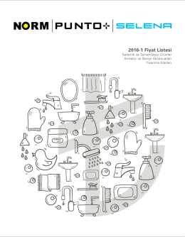 2016-1 Fiyat Listesi