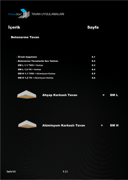 Betonarme Tavan - Emir Akustik S&uuml;nger