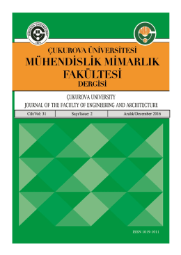 Yayın Kurulu - The Faculty of Engineering and Architecture