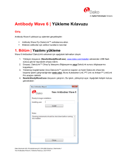 Antibody Wave 6 | Yükleme Kılavuzu