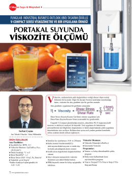 viskozite &ouml;l&ccedil;&uuml;m&uuml;