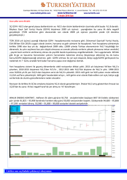 G&uuml;nl&uuml;k B&uuml;lten - Turkborsa.net