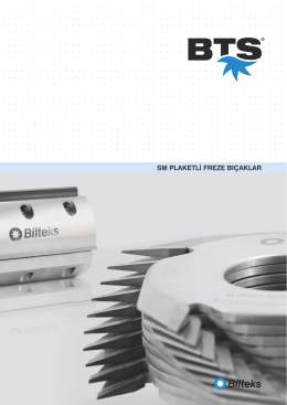 SM Plaketli Freze Bı&ccedil;akları