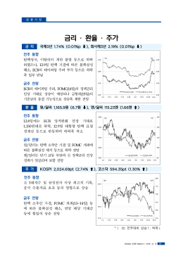 금리 · 환율 · 주가