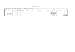 토지 보상 명세서