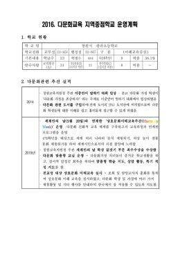 광려초_다문화교육 지역중심학교 운영 계획서(경남).hwp