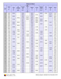 Busan to Seoul